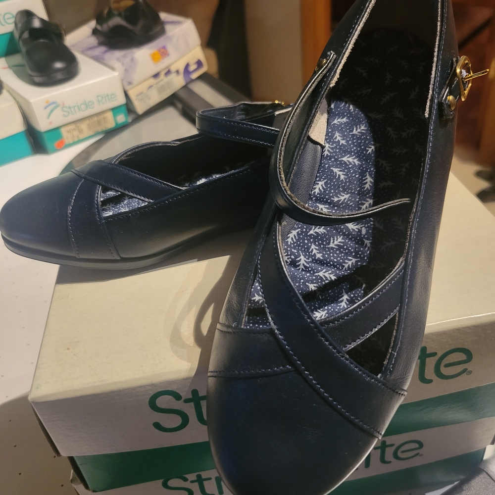 Stride Rite Kid's Navy Shoes
